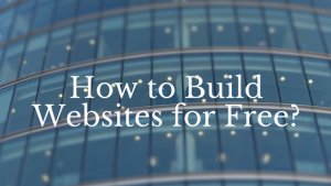 How to Build Websites for Free- Make Money by Sharing Information About Guitars